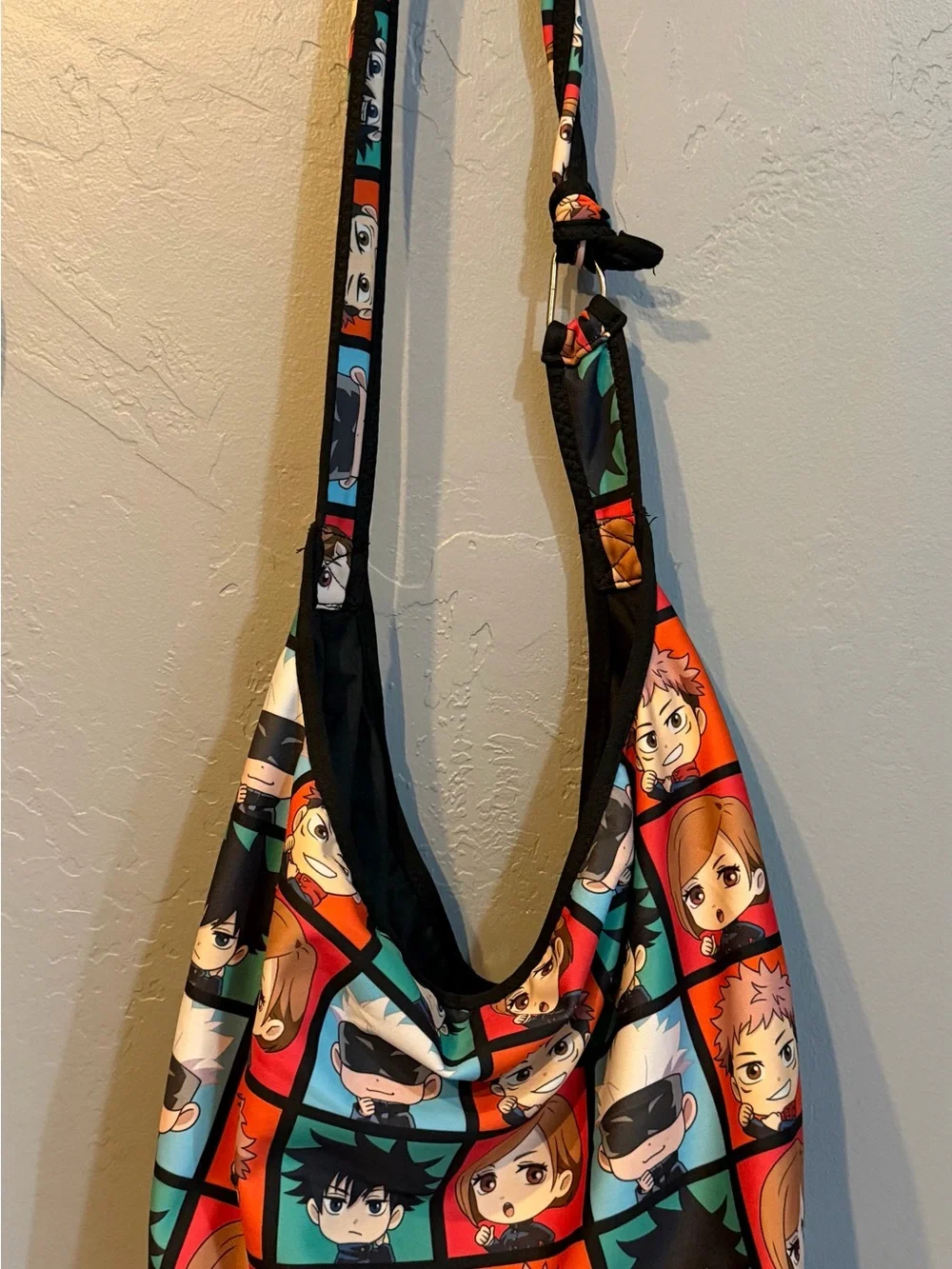 Kids Colorblock Anime Character Shoulder Bag - Multicolor
